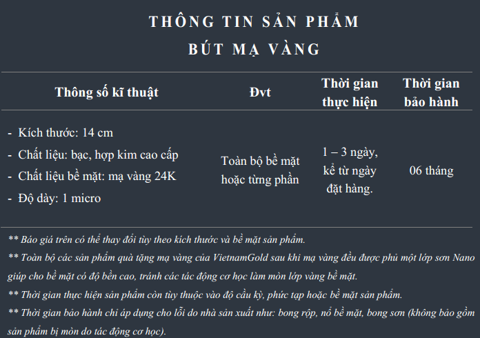 but ma vang thong tin