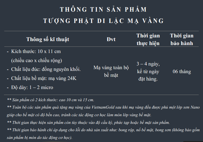 tuong phat di lac ma vang tt